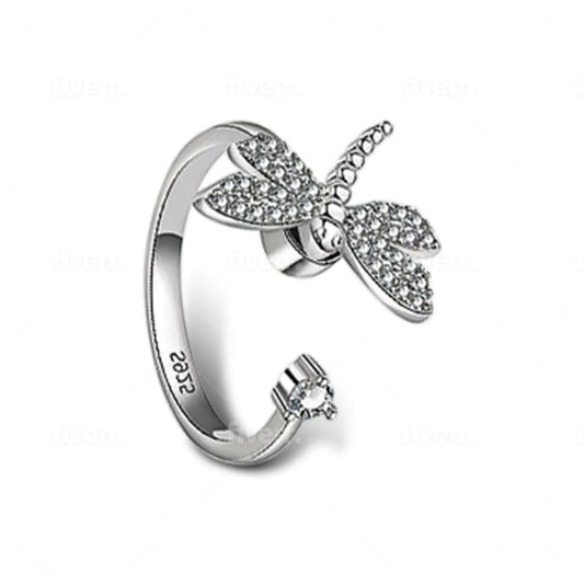 Mindful Rings - Dragonfly Stillness Fidget Spinner Ring - Mindful Rings