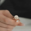 Giselle .925 Sterling Silver - Opal Fidget Spinner Ring.