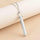 Silver Necklace Mindful Breathing Necklace Stress Relief